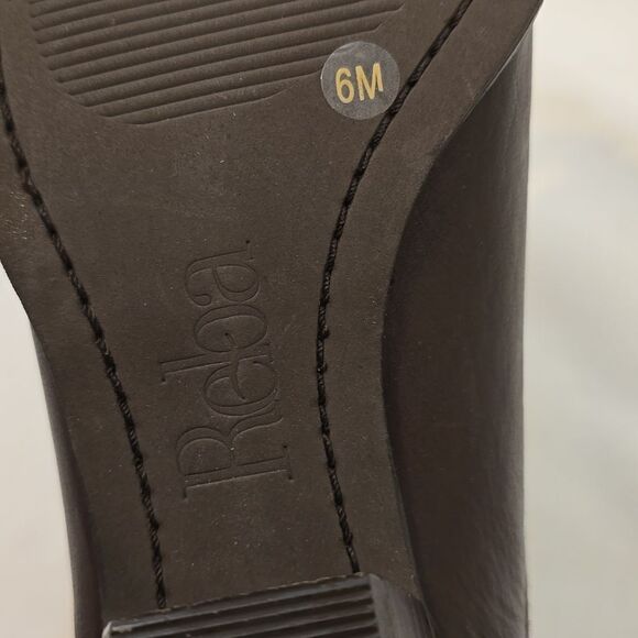 Reba • Lane Western Brown Leather Slip On Pointed Toe Cowgirl Booties Si… - Picture 7 of 11